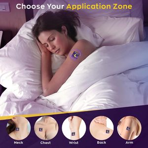 Adesivo per il Sonno HLK Premium con Oli Essenziali, Logo Personalizzato OEM, di Alta Qualità, Sicuro per la Pelle e Traspirante per Negozi di Lusso - Product Image 3