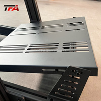 im 4040 4080 40120 S6063 T5, simulador de carenado lack Lack, perfiles ndustrial de aluminio nodizado para marco de carreras sim
