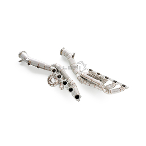 Colector de Escape Directo SS304 para Lamborghini Huracán LP580 LP610 5.2 2014-2018, Mejora de <span class=keywords><strong>Aislamiento</strong></span> de Alto Rendimiento - Product Image 3