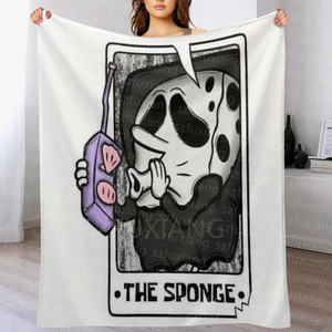 Fábrica de China, personaje de terror, Jack y Sally, manta polar de franela, aire acondicionado, sofá, mantas, regalo de Halloween, manta - Product Image 6