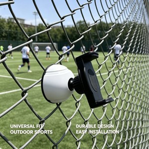 Soporte universal para teléfono para valla de alambre, soporte para deportes al aire libre, diseño duradero, fácil instalación - Product Image 1