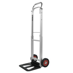 <span class=keywords><strong>Uni</strong></span>-silencio 90kg camión de mano <span class=keywords><strong>Dolly</strong></span> de aluminio plegable Carro de mano con 6 ''ruedas FHT90 - Product Image 4