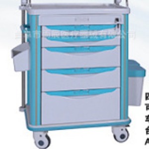 Abs Medical <b>Trolley</b> Three Layer With Dual Drawers For Hospital Use Yc P44 640x456x858mm - Product Image 5