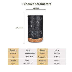 YX-TY18-19 Series Iron Aroma Diffuser 100ml Electric <b>Humidifier</b> With Timing Function For Home Use - Product Image 4