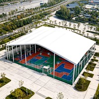 Structure en acier préfabriquée pour terrain de sport extérieur personnalisé, hall de sport économique, entrepôt à ossature métallique pour les sports