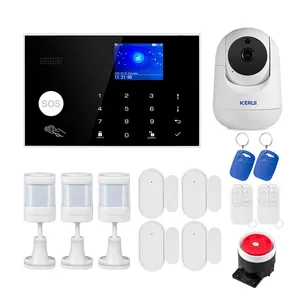 Nuovo Design antifurto di sicurezza domestica con controllo App Tuya WIFI GSM 4G sistema di allarme domestico cablato Wireless