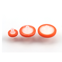 Filtesbio Factory Direct Shipment Packed 100PCS 0.45um Pore Size 25mm Disc Diameter Non-Sterile Hydrophobic PTFE Syringe Filters