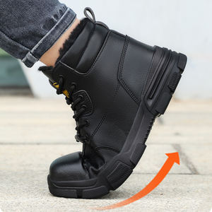 รองเท้าหัวเหล็กสำหรับอุตสาหกรรมกันน้ำกันรอยเปื้อน, รองเท้าเหล็กกันลื่นทนต่อการกระแทกกันการเจาะกันความร้อนรองเท้าทำงาน - Product Image 5