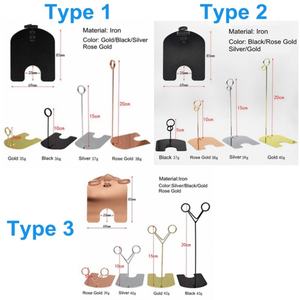 YIWANG Soporte Metálico para Etiquetas de Precio, Clip para Exhibición de Precios, Clip para Pasteles, Soporte para Notas, Soporte para Etiquetas de Precio para Panadería - Product Image 3