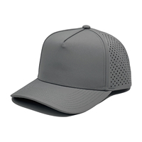 Gorras de Béisbol Personalizadas con 5 Paneles Rígidos, Laterales Perforados con Láser y Visera Curva, Gorras Perforadas al por Mayor, Casquette Transpirable