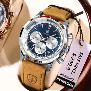 Reloj de Marca POEDAGAR P921 en Oferta, Reloj Multifuncional de Moda, Resistente al Agua, Luminoso, con Correa de Cuero <span class=keywords><strong>921</strong></span> - Product Image 5