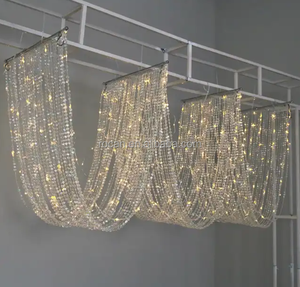 <span class=keywords><strong>Rideau</strong></span> de <span class=keywords><strong>plafond</strong></span> en diamant LED et canopée blanc chaud, 30 brins, 15 pieds de long, <span class=keywords><strong>rideau</strong></span> de <span class=keywords><strong>plafond</strong></span> suspendu à perles - Product Image 5