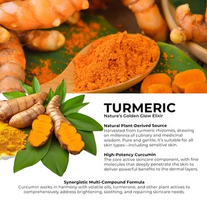 Coffret de Soins au Curcuma Marque Blanche OEM avec Effet Blanchissant et Éclaircissant, Kit Apaisant et Illuminateur au Curcuma, Ensemble Cosmétique au Curcuma - Product Image 2