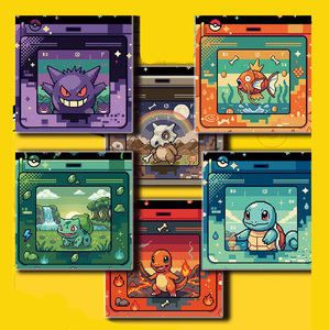 Newest Popular Premium <strong>Pokemoned</strong> Crystal Brick Fridge Magnet Souvenirs Elite Trainer Box Mystery Box Card Games Blind Boxes - Product Image 6