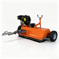 Broyeur à fléaux industriel Smartlog 15 CV pour VTT, 1200 mm, à attacher, pour la gestion de l'herbe des fermes et des pâturages, homologué CE EPA