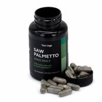 Capsules de Serenoa Repens Saw Palmetto 500 mg, bien-être de la prostate, confort des voies urinaires, équilibre androgène, complément alimentaire pour hommes
