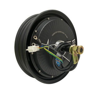 Moteur de vélo électrique 10 pouces 1200W, moteur à moyeu brossé pour véhicules électriques, connecteur 72V DC - Product Image 2