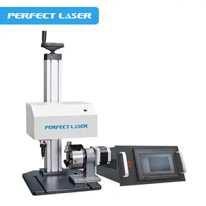 Perfecte Laser Barcode Vin Code Tijd Veiligheidsteken Dot Pin Etcher Roterende Puntmarkeermachine