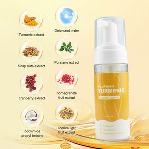 स्त्री-अंतरंग योनि स्नान सभी प्राकृतिक ph संतुलन योनी धोने को सुलाने हल्दी फोम वॉश - Product Image 4