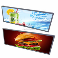 Boîte à lumière LED dynamique compacte A1/A2/A3 avec cadre en aluminium, 4000 lumens, garantie 5 ans - pour la publicité sur comptoir des petites boutiques de détail