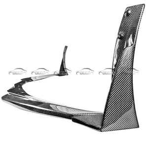 Stage 3 Car Front Bumper Spoiler Winglet <b>Splitter</b> Lip Carbon Front Chin Lip for Chevy Corvette C7 2013+ - Product Image 6