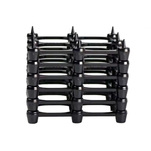 Elevadores de plantas de plástico de color negro para jardín interior Elevador de raíces de 6 pulgadas Elevador de maceta de plástico - Product Image 3