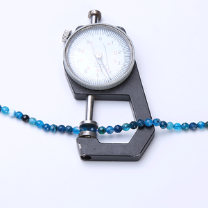 ลูกปัดพลอยมูนสโตนเรนโบว์ทรงบริลเลียนต์คัท 8 มม. คุณภาพ 5A สีเขียวและน้ำเงิน-สำหรับขาย - Product Image 2