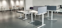 Canapé-lit moderne ergonomique et réglable pour bureau pneumatique avec réglage de la hauteur inclinable et peu encombrant