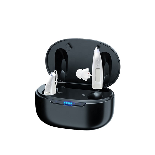 Jinghao Match All Smart Cell Phone Hand Free Calls Audio Streaming Rechargeable Bluetooth Hearing Aid