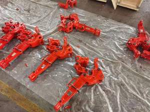 Pinza manuale tipo <span class=keywords><strong>AAX</strong></span> Q2 7/8 "~ 13 3/8"-75 pinze per asta di servizio - Product Image 6