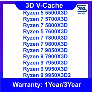 Processeur de bureau 3D R5 5500X3D 7600X3D R7 5800X3D 5700X3D 7800X3D <span class=keywords><strong>7900X3D</strong></span> 7950X3D 9800X3D 9850X3D 9950X3D 9900X3D 3D CPU - Product Image 4