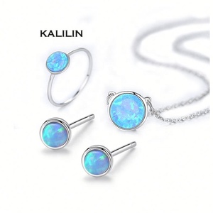 Ensemble collier et boucles d'oreilles en zircon 6*6 mm, argent sterling 925, bijoux haut de gamme pour fiançailles, anniversaire et cadeau - Product Image 1