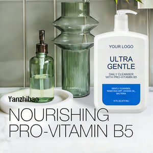 <span class=keywords><strong>Limpiador</strong></span> <span class=keywords><strong>Facial</strong></span> en Gel Suave de Uso Diario Personalizado de Fábrica <span class=keywords><strong>con</strong></span> Glicerina y Pro-Vitamina B5 para <span class=keywords><strong>Piel</strong></span> <span class=keywords><strong>Sensible</strong></span> Propensa al Acné, Hipoalergénico - Product Image 4