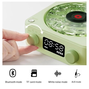 Écoutez le haut-parleur <span class=keywords><strong>de</strong></span> mer sans fil bluetooth enregistrement son lumière ambiante cadeau bureau horloge boîte à <span class=keywords><strong>musique</strong></span> cadeau créatif - Product Image 5