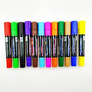 Office Daily Use Double Head/point Jumbo Big Permanent Marker <b>Pen</b> - Product Image 1