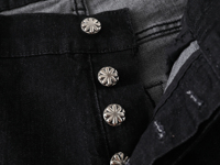 PROMOTION : Pantalon en jean Lost Shadows coupe oversize pour homme – Streetwear de marque – Noir, Orange, Crème