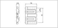 JST XAG Steckverbinder 2,5mm Abstand 20-24AWG Verzinntes Kupfer LED-Licht Kompletter Maßgefertigter Nylon-Kabelbaum für Automobile