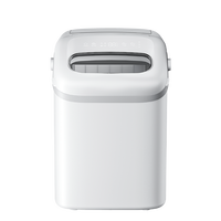 Machine à glaçons compacte électrique pour la maison, 16 glaçons solides par cycle, production quotidienne de 13 kg, épaisseur de glace réglable sur 13 niveaux, refroidissement par air