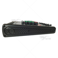 Console de mixage audio mini professionnelle 4 canaux, contrôleur DJ, MP3, USB, égaliseur 3 bandes pour l'enregistrement et la diffusion en direct