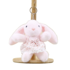 Mini Stuffed Rabbit 4 Colors <strong>Patch</strong> Small Rabbit Keychain Plush Bag Pendant Cartoon Toy <strong>Doll</strong> - Product Image 2