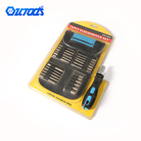 Qixin Fournisseur en gros personnalisé – Kit de 26 embouts de tournevis à cliquet professionnels interchangeables CRV avec sac à outils