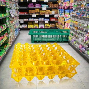 Durable Mesh Style Plastic Egg Shakers Stackable Transport <strong>Packing</strong> <strong>Crates</strong> and Grille Egg Trays for Savings - Product Image 5