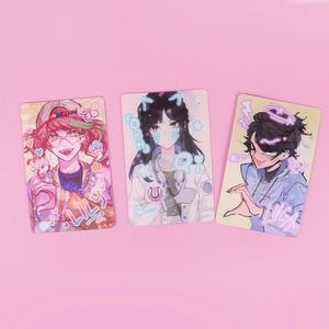 Cartes et autocollants personnalisés en plastique 3D lenticulaire pour affiches d'animation de remise de diplôme, imprimés en mouvement, dans des styles de dessins animés, avec cadre photo de forme spéciale - Product Image 3