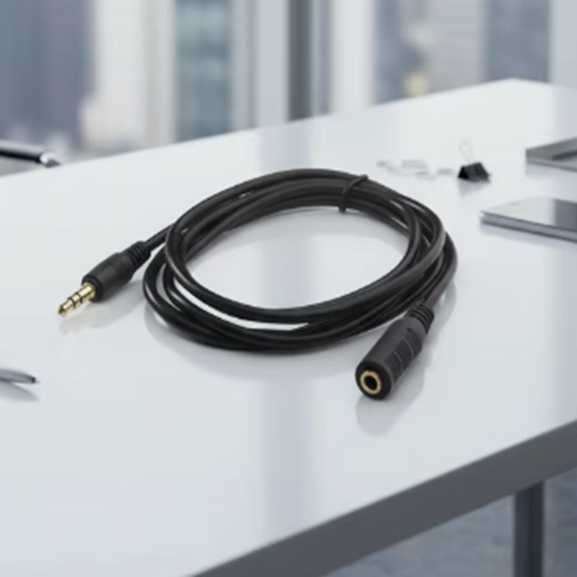 Gold Plated 3.5mm Male to Female Audio Extension Cable Stereo AUX Jack Adapter Cord for Headphone Speaker Car Computer