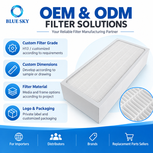 Filtro de Repuesto para Purificador de Aire HEPA H13 Compatible con Blueair Classic Serie 400 <span class=keywords><strong>402</strong></span> 403 405 410 450E 455EB - Product Image 4