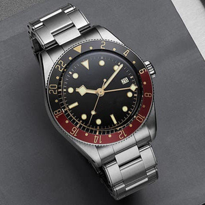 Reloj de pulsera mecánico automático para hombre, superventas, de alta gama, con bisel de cerámica rojo y negro - Product Image 2