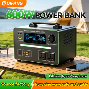 สถานีไฟฟ้าพกพา 600W 600Wh LiFePO4 ระบบสำรองพลังงาน พร้อมพอร์ต USB-C AC DC รองรับพลังงานแสงอาทิตย์ สำหรับรถบ้าน การเดินทาง และใช้ในบ้าน - Product Image 2
