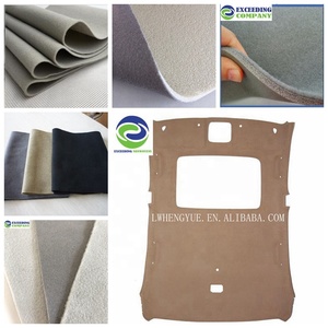 Rollos de Terciopelo de Poliéster No Tejido |   Material para Revestimiento de Techo de Automóvil |   Lámina de Revestimiento para Techo de Auto - Product Image 4
