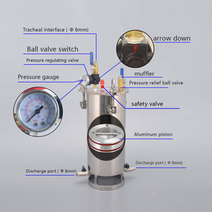 Vase à pression à piston en acier inoxydable <span class=keywords><strong>Yakoo</strong></span> 304 d'occasion (pression de conception 0,8 MPa) pour les industries de la construction et de l'agriculture - Longue durée de vie - Product Image 3