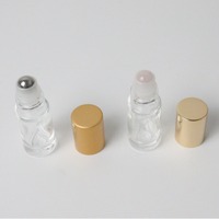 Vente en gros de flacons à bille en verre givré de 5 ml, pulvérisateurs à pompe, impression sérigraphique, huile essentielle, soin de la peau, sérum, crème, faux cils